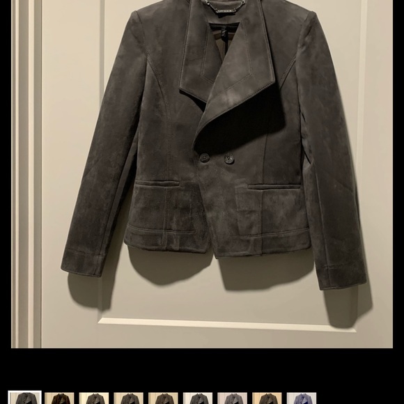 WHITE HOUSE BLACK MARKET Ultra Suede Jacket / Blazer NWT - Picture 4 of 8